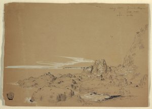 ロッキー コースト、グランド マナン、カナダ 作： Frederic Edwin Church
