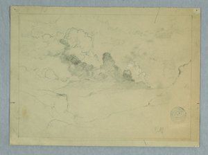 ブランチ火山の噴火、エクアドル 作： Frederic Edwin Church