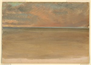 遠くにアイスキャップがある海景 作： Frederic Edwin Church