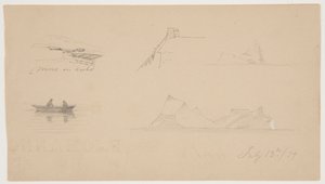 ラブラドールのスケッチ 作： Frederic Edwin Church