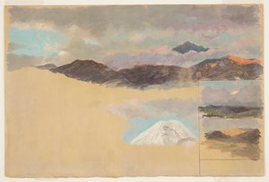 エクアドルのチンボラソ山の研究 作： Frederic Edwin Church
