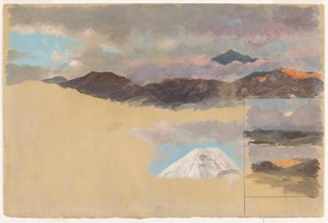 エクアドルのチンボラソ山の研究 作： Frederic Edwin Church