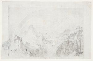 「熱帯の梅雨」の研究 作： Frederic Edwin Church