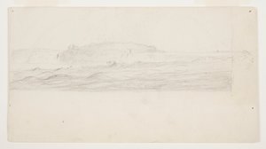 ナイアガラの滝の絵画のための習作