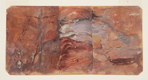 石の研究、ペトラ 作： Frederic Edwin Church