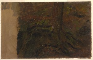 木の幹の研究 作： Frederic Edwin Church