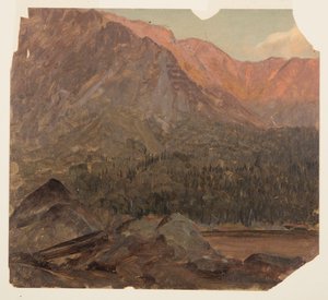 メイン州、グレート カターディン盆地 作： Frederic Edwin Church
