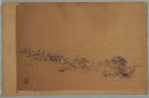 McAllisters 製材所のある谷、コロンビア 作： Frederic Edwin Church
