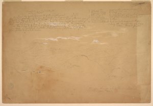 エクアドルのイバラとプンタルの間、チョタ渓谷を見下ろすビュー 作： Frederic Edwin Church