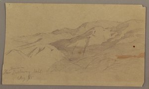 ゴールウェイ ヒル、ジャマイカからの眺め 作： Frederic Edwin Church