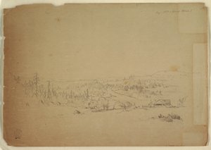 カナダのグランドマナン島から海への眺め 作： Frederic Edwin Church
