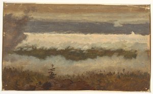 キャッツキル山頂からの雲の眺め 作： Frederic Edwin Church