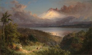 コトパクシの眺め 作： Frederic Edwin Church