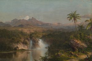コトパクシの眺め 作： Frederic Edwin Church