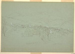 グアランダ、エクアドルのビュー 作： Frederic Edwin Church