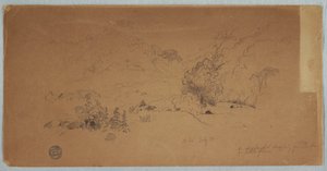 Toche、コロンビアのビュー 作： Frederic Edwin Church