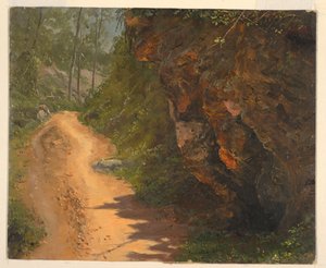 ウッドランド パス、ジャマイカ 作： Frederic Edwin Church
