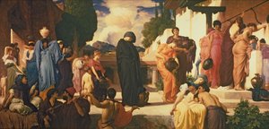 捕らわれのアンドロマケー 1888年頃 油彩・カンヴァス (226710 & 250633参照) 作： Frederic Leighton