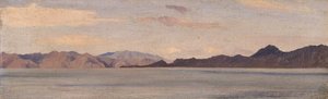 ロードス島から見た小アジア沿岸 作： Frederic Leighton