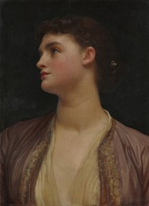 ルチア、おそらく1870年代後半。 作： Frederic Leighton