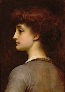 若い女の子の肖像画