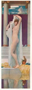 プシュケの浴場、c1890。 作： Frederic Leighton