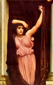 「英雄の最後の時計」、1887 年、c1915。 作： Frederic Leighton