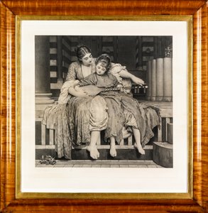 音楽の稽古（グラビア） 作： Frederic Leighton