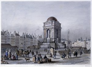 フォンテーヌ・デ・イノセント - マルタンスの「1832年のパリ」にて
