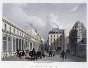 医学部-マルタンスの「1832年のパリ」にて 作： Frederic Martens