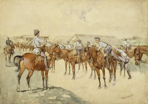 武装への呼びかけ 作： フレデリック・レミントン