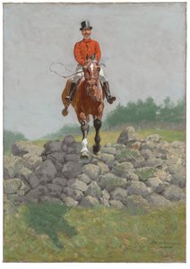 狩人 作： Frederic Remington