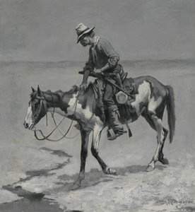 テキサスポニー、1889年（作曲ボードに油彩）