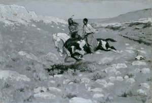 最速馬の儀式 作： フレデリック・レミントン