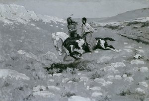 最速の馬の儀式、1900年頃 作： Frederic Remington
