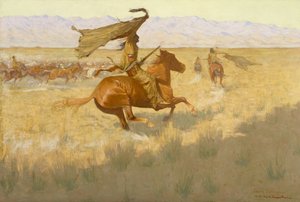 所有権の変更（The Stampede：Horse Thieves）1903 作： Frederic Remington