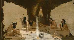 部族の歴史家、1890-99 作： Frederic Remington