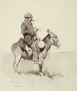 ジャックの男ウィリアム、現代のサンチョパンサ 作： Frederic Remington