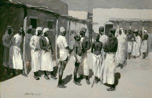 奴隷市場 作： Frederic Remington