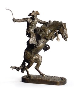 ブロンコバスター、1895年 作： Frederic Remington