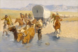 移民、1904年頃 作： Frederic Remington