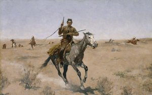 フライト 作： フレデリック・レミントン