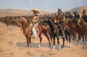 メキシコの少佐 作： Frederic Remington