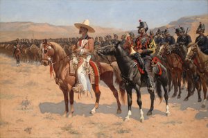 メキシカン・メジャー、1889年。 作： Frederic Remington