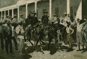 ゴメスのハバナへの帰還、1899年 作： Frederic Remington