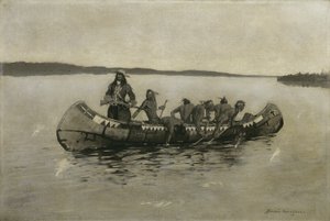 これは致命的な乗船でした, 1898. 作： Frederic Remington