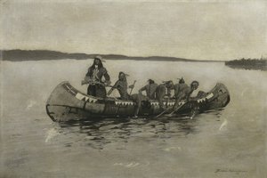 これは致命的な乗船でした、1898 作： Frederic Remington