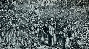 バニティフェア。 The Pilgrims Progress Bunyan、c1861、1923から 作： Frederic Shields