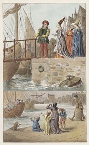 A Nantes, a Nantes est arrive (color litho) 作： Frederic Theodore (after) Lix