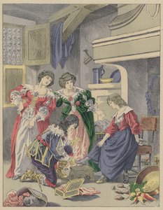 Cendrillon, Cinderella (カラーリトグラフ) 作： Frederic Theodore (after) Lix